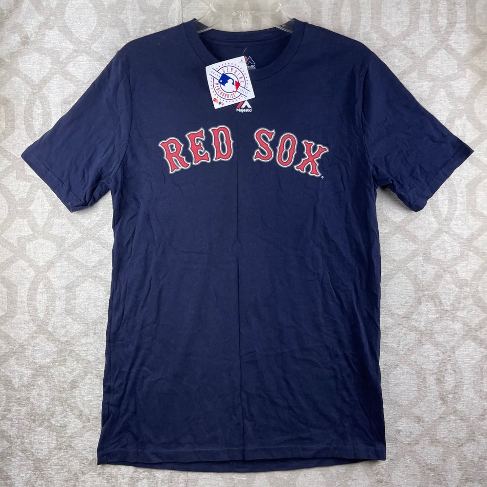 Majestic Boston Red Sox David Ortiz Youth XL Navy Blue NWT 34 Player T-Shirt